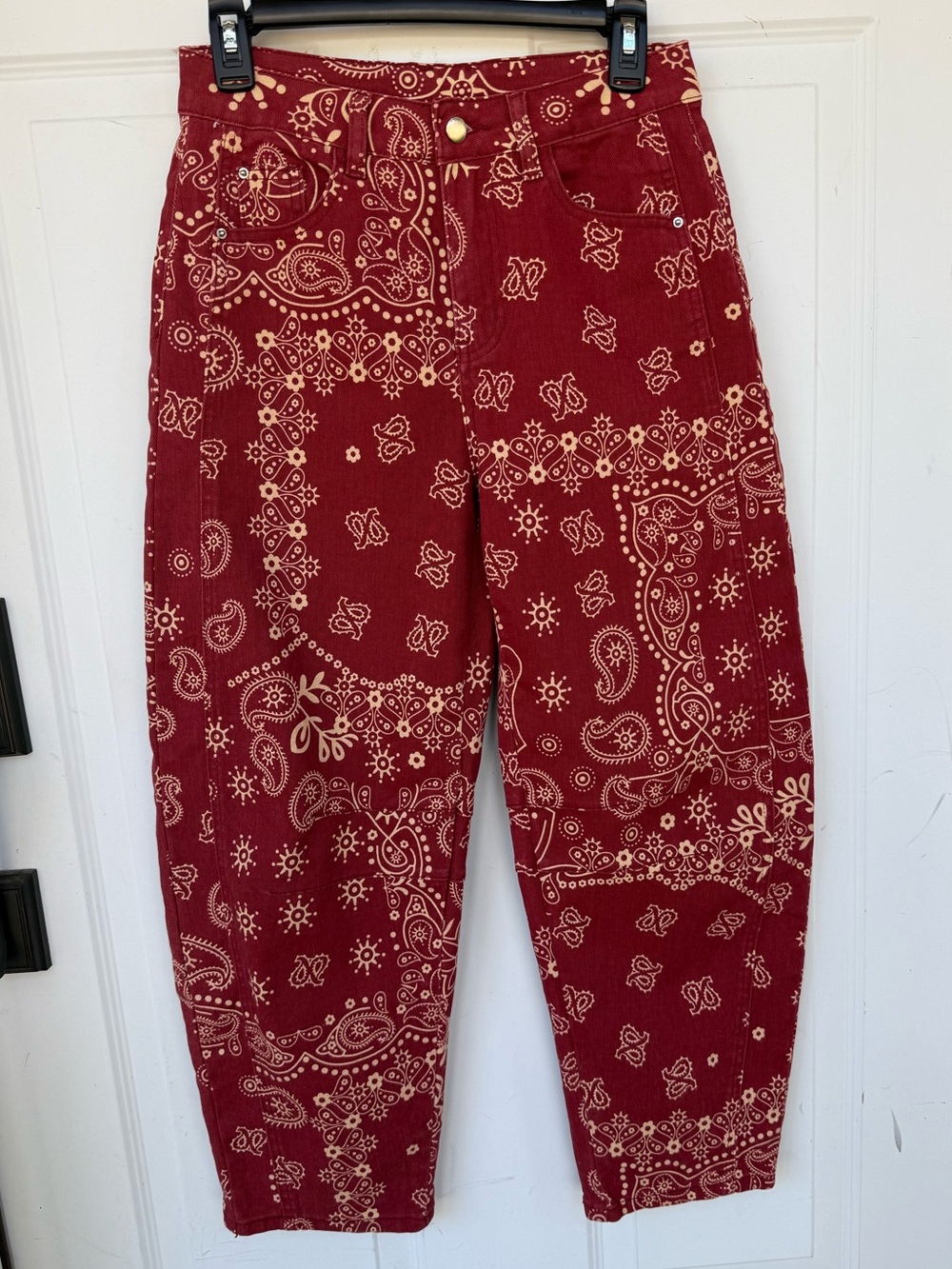 Bandana print jeans